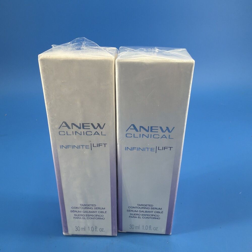 Lot of 2 Avon Anew Clinical Infinite Lift Targeted Contouring Serum 30ml 1.0 oz
